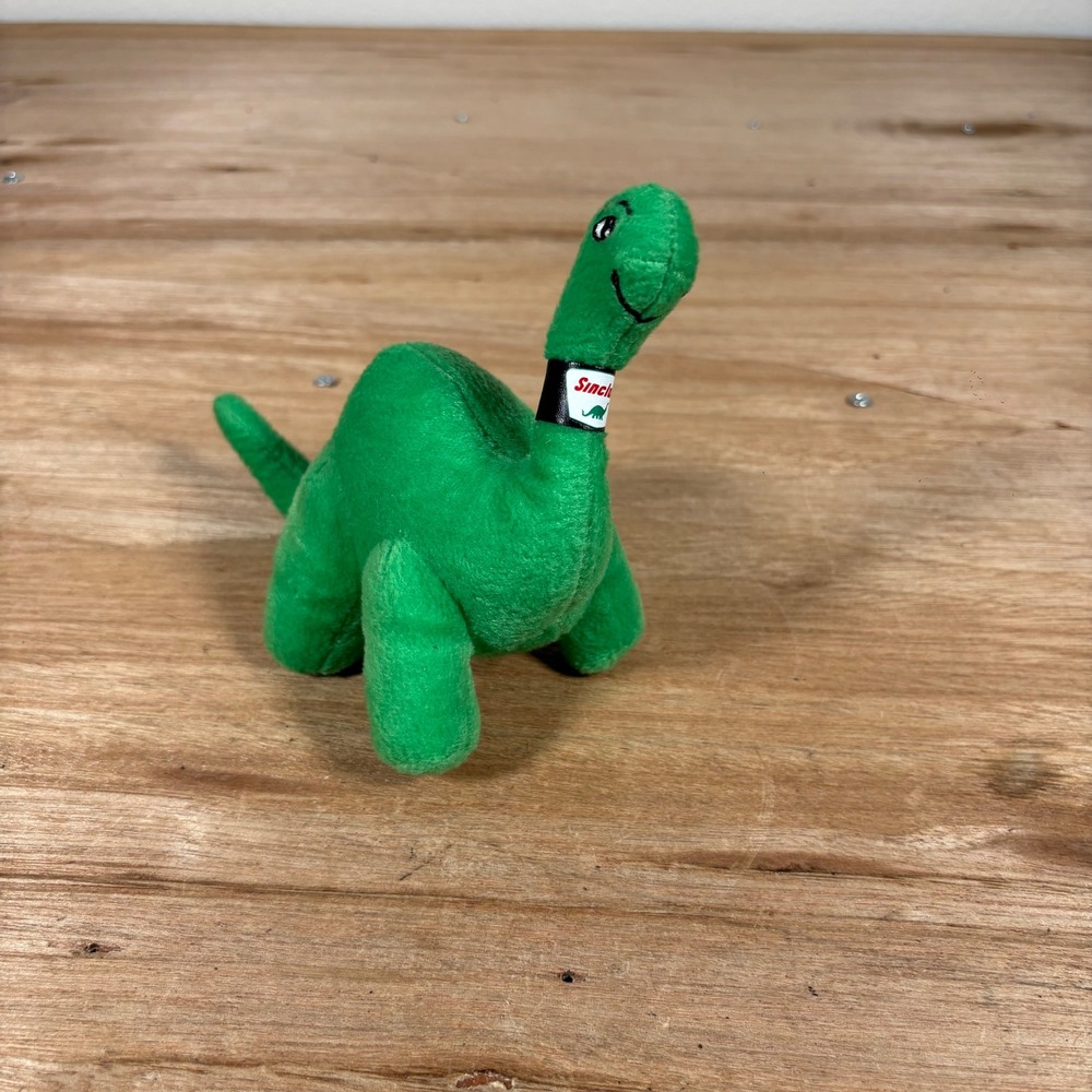 Sinclair Oil Dino Green Dinosaur Plush Mascot Advertising Collectible 5 Inch